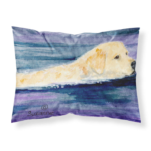 'Caroline'S Treasures Ss8814Pillowcase Golden Retriever Moisture Wicking Fabric Standard Pillowcase, Large, Multicolor'