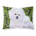 'Caroline'S Treasures Ss8817Pillowcase Bichon Frise Moisture Wicking Fabric Standard Pillowcase, Large, Multicolor'