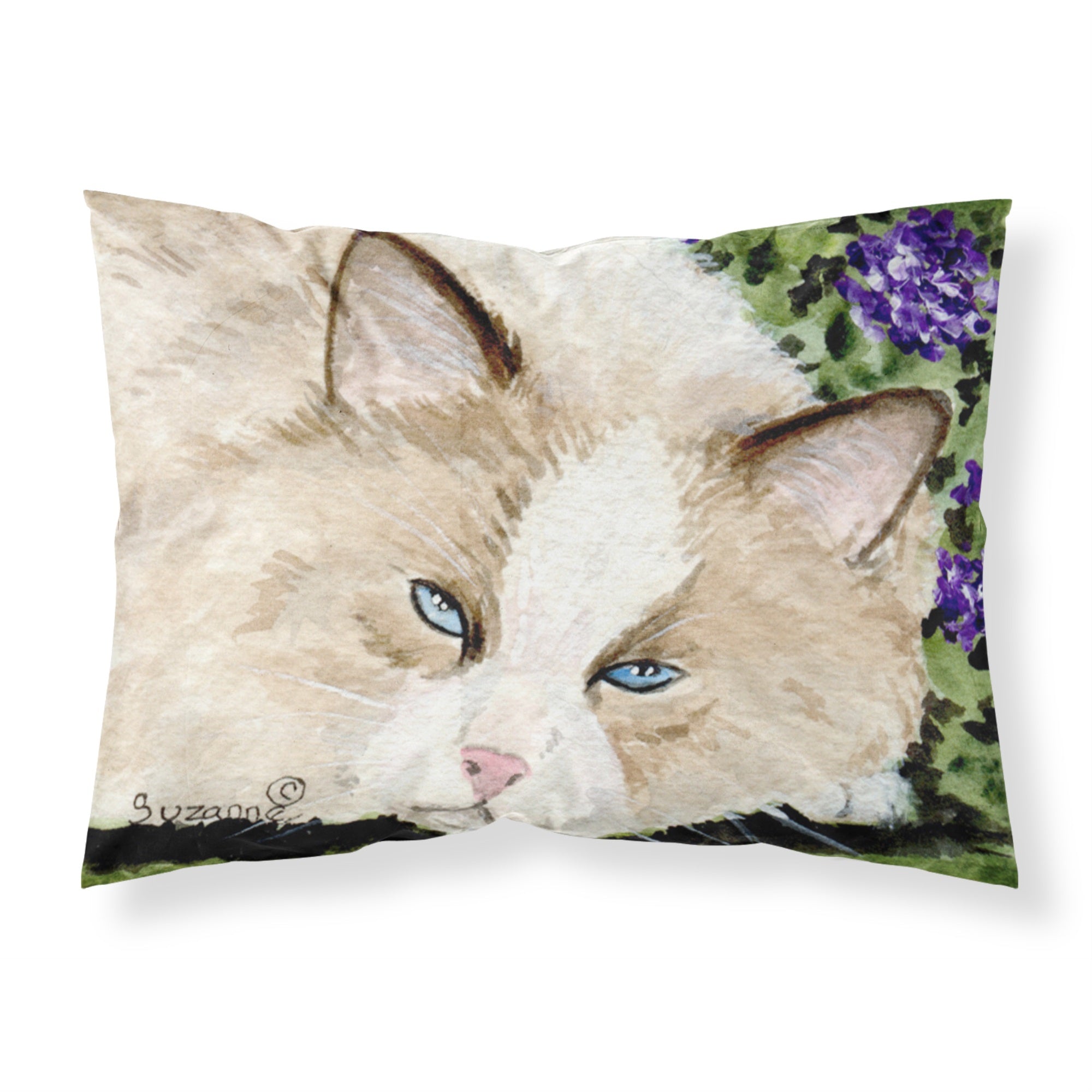 'Caroline'S Treasures Ss8825Pillowcase Cat Moisture Wicking Fabric Standard Pillowcase, Large, Multicolor'