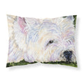 'Caroline'S Treasures Ss8831Pillowcase Westie Moisture Wicking Fabric Standard Pillowcase, Large, Multicolor'