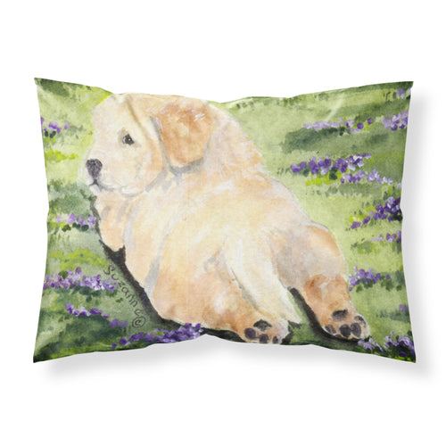 'Caroline'S Treasures Ss8833Pillowcase Golden Retriever Moisture Wicking Fabric Standard Pillowcase, Large, Multicolor'