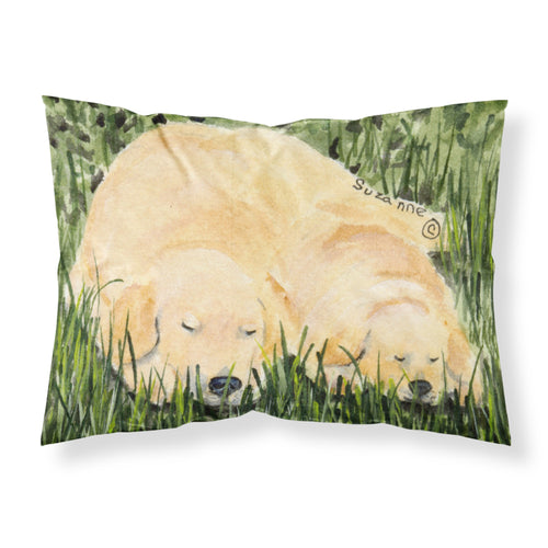 'Caroline'S Treasures Ss8838Pillowcase Golden Retriever Moisture Wicking Fabric Standard Pillowcase, Large, Multicolor'