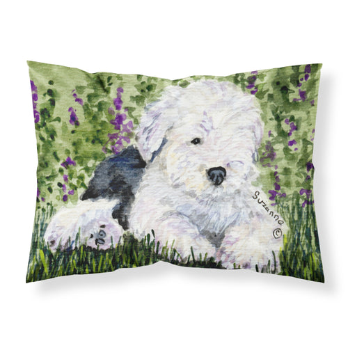 'Caroline'S Treasures Ss8840Pillowcase Old English Sheepdog Moisture Wicking Fabric Standard Pillowcase, Large, Multicolor'