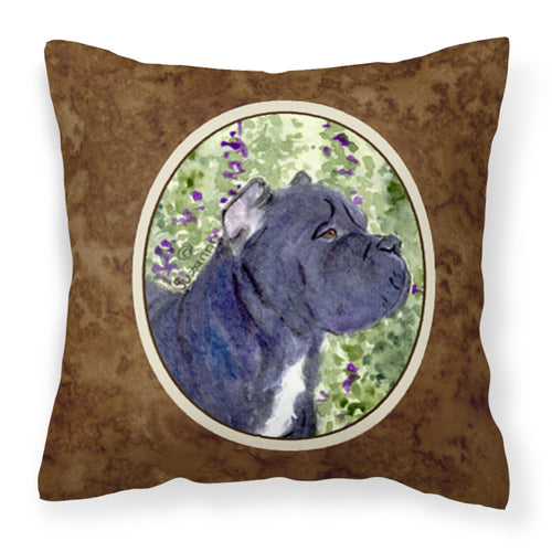 'Caroline'S Treasures Ss8841Pw1414 Cane Corso Decorative Canvas Fabric Pillow, Large, Multicolor'