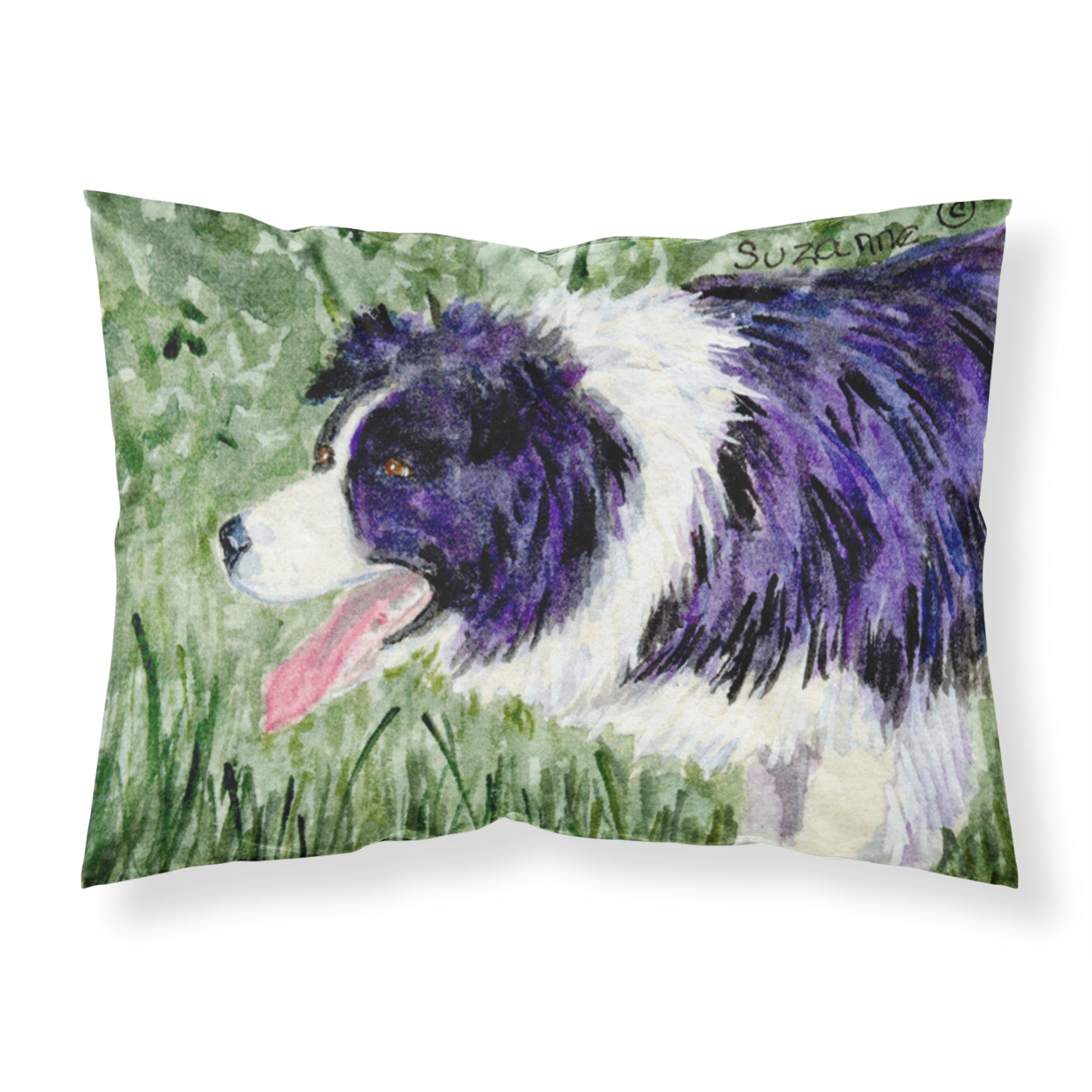 'Caroline'S Treasures Ss8843Pillowcase Border Collie Moisture Wicking Fabric Standard Pillowcase, Large, Multicolor'