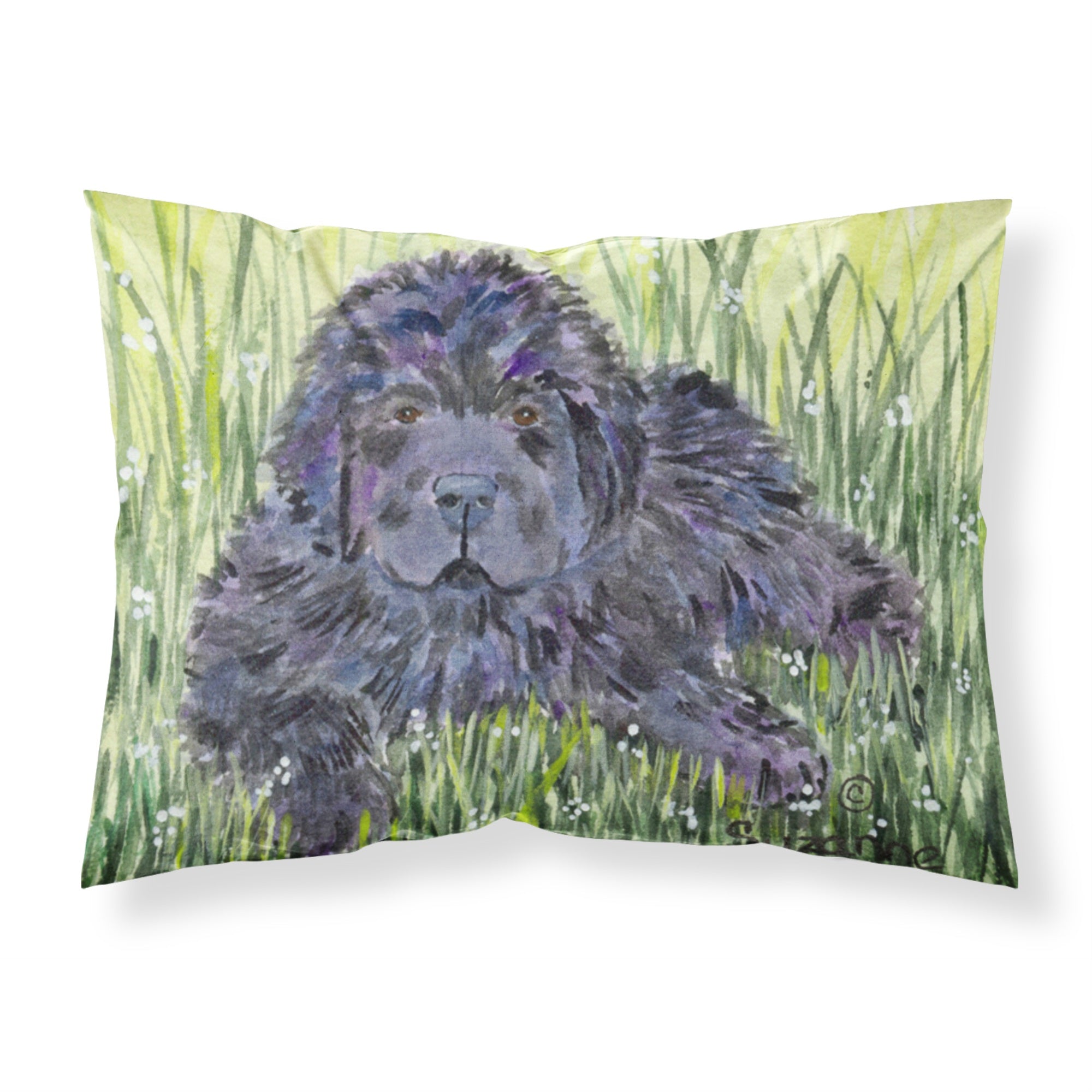 'Caroline'S Treasures Ss8872Pillowcase Newfoundland Moisture Wicking Fabric Standard Pillowcase, Large, Multicolor'