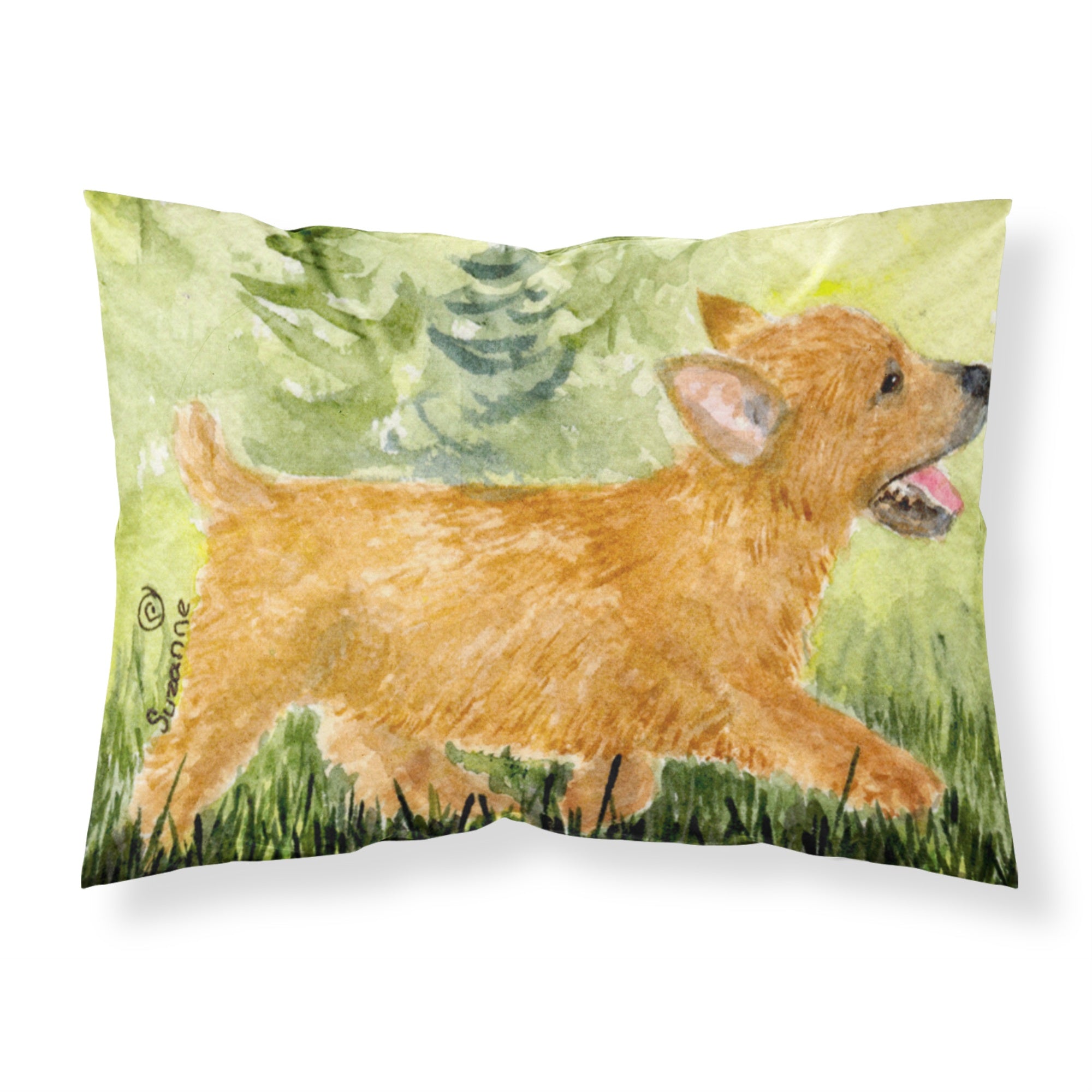 'Caroline'S Treasures Ss8884Pillowcase Norwich Terrier Moisture Wicking Fabric Standard Pillowcase, Large, Multicolor'