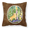 'Caroline'S Treasures Ss8887Pw1414 Golden Retriever Decorative Canvas Fabric Pillow, Large, Multicolor'