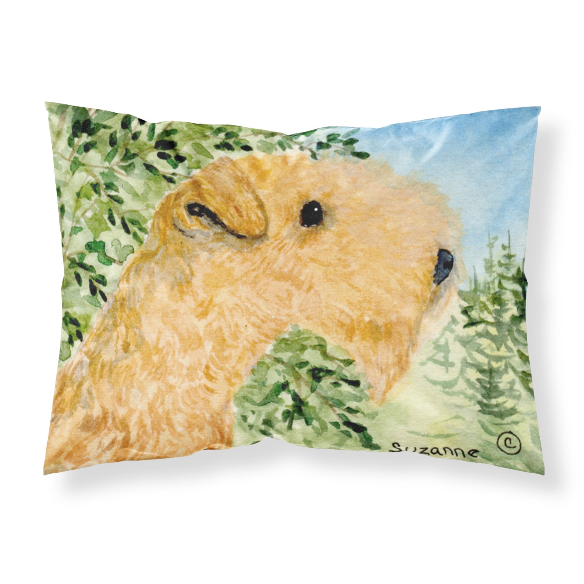 'Caroline'S Treasures Ss8888Pillowcase Lakeland Terrier Moisture Wicking Fabric Standard Pillowcase, Large, Multicolor'