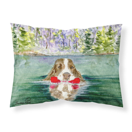 'Caroline'S Treasures Ss8943Pillowcase Springer Spaniel Moisture Wicking Fabric Standard Pillowcase, Large, Multicolor'