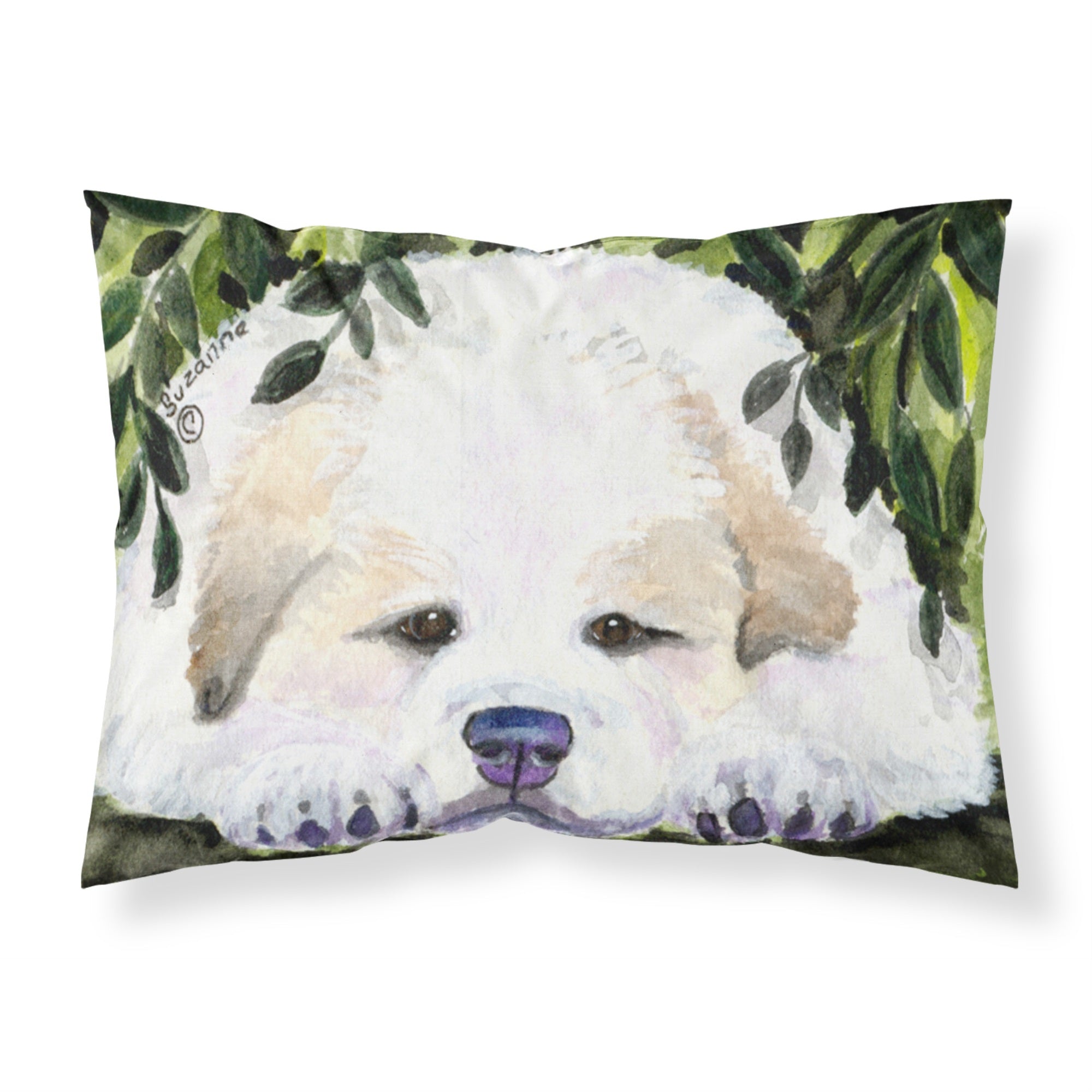 'Caroline'S Treasures Ss8944Pillowcase Golden Retriever Moisture Wicking Fabric Standard Pillowcase, Large, Multicolor'
