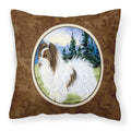 'Caroline'S Treasures Ss8975Pw1414 Papillon Decorative Canvas Fabric Pillow, Large, Multicolor'