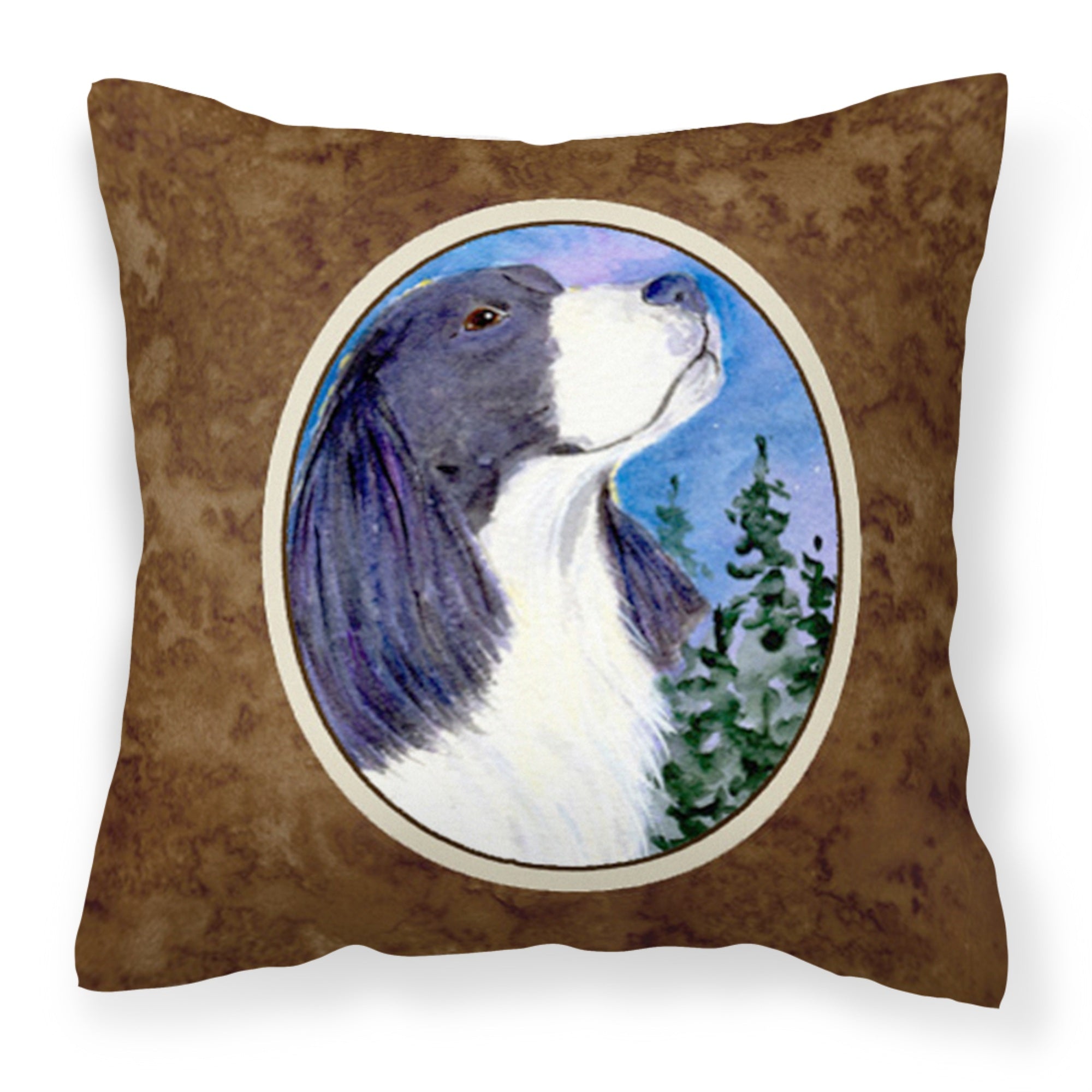 'Caroline'S Treasures Ss8985Pw1414 English Springer Spaniel Decorative Canvas Fabric Pillow, Large, Multicolor'