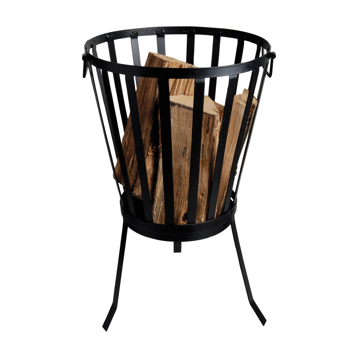 Esschert Design Usa Ff69 Metal Basket With Legs  Black
