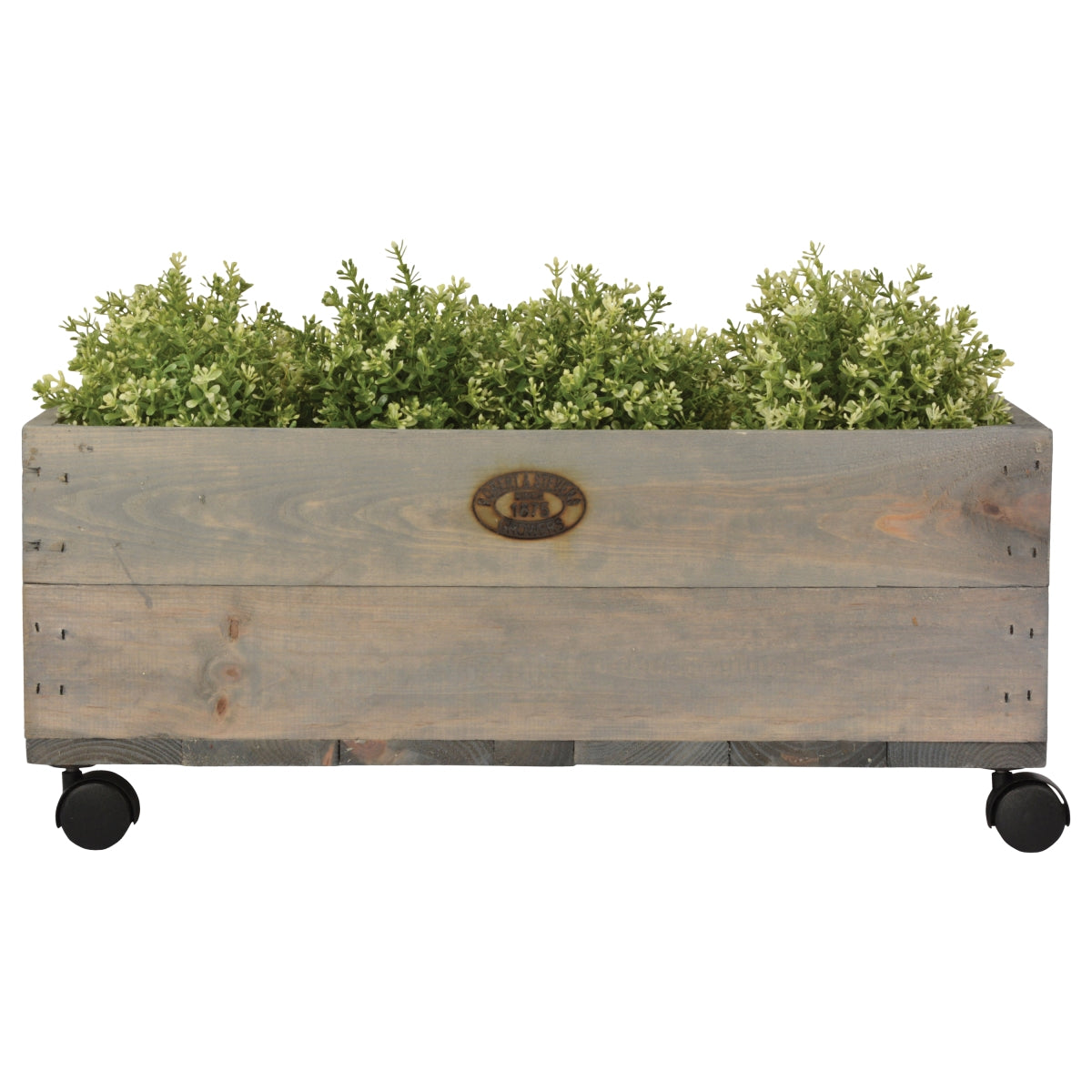 Esschert Design Ng41 Planter On Wheels&#44; Pinewood - Medium