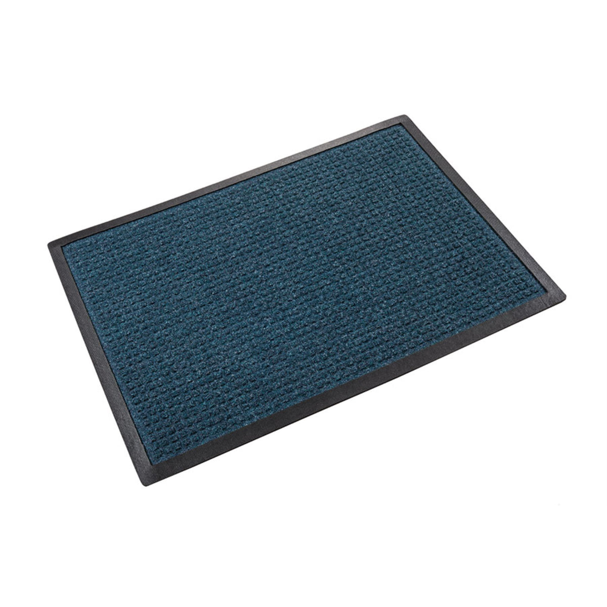 Super-Soaker Rubber-Border 6'x10' Blue Scraper/Wiper Mat