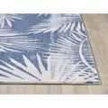 Stella 6276 Blue Palms Area Rug, Size  53 Inch  X 77 Inch