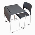 Lightweight Stackable Student Desk and Chair  4 Pack