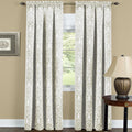 Sutton Window Curtain Panel 52X84  Ivory