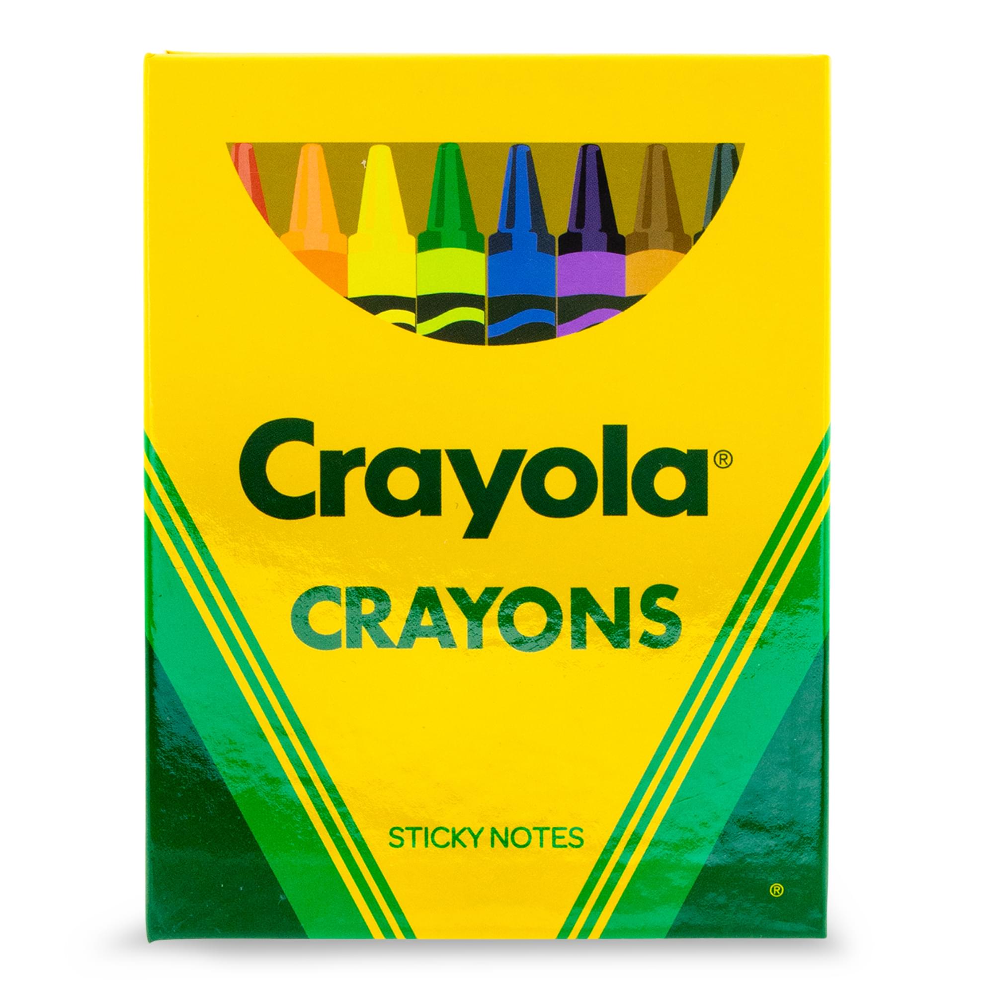 Crayola Crayons Sticky Note And Tab Box Set