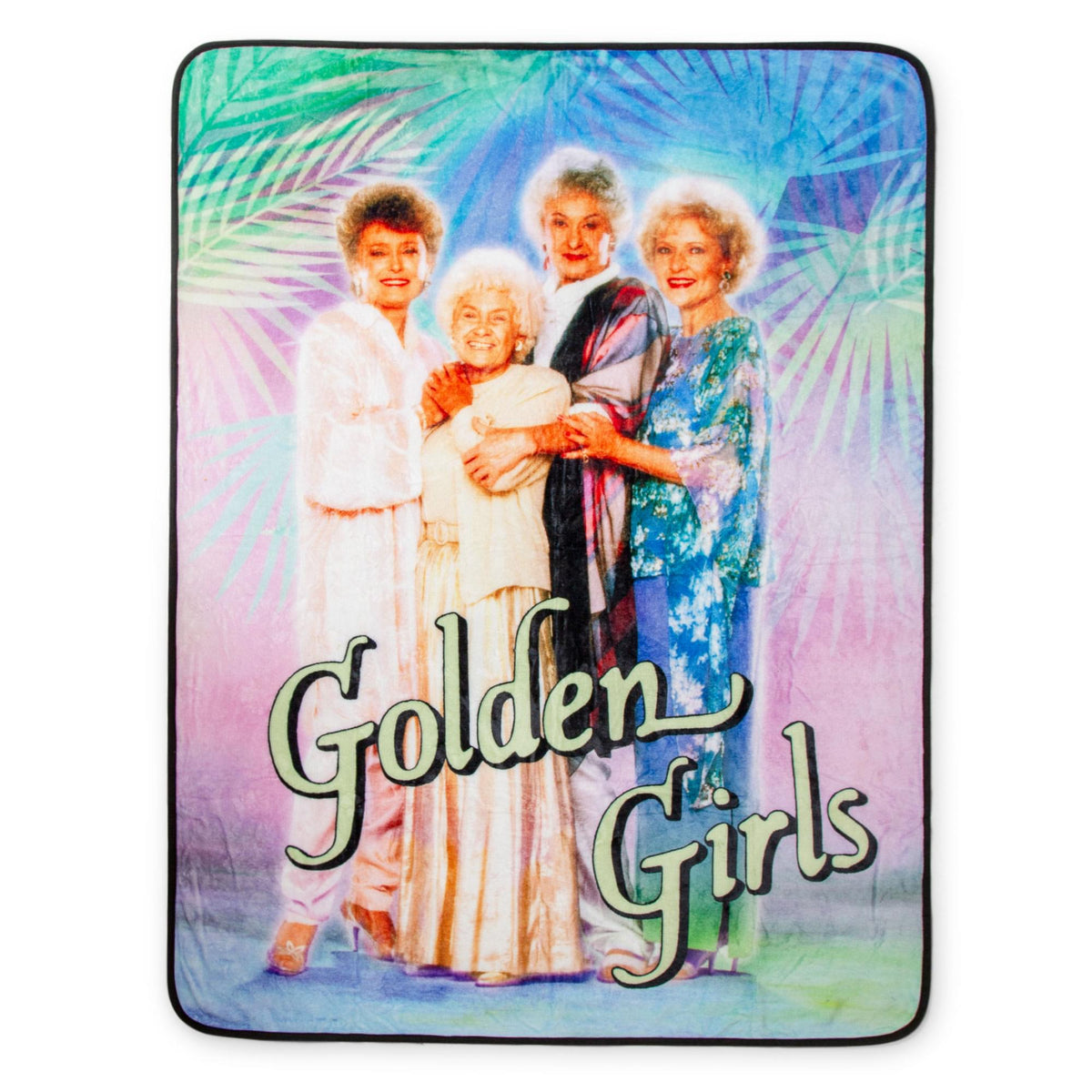 The Golden Girls Raschel Fleece Throw Fleece Blanket  45 X 60 Inches