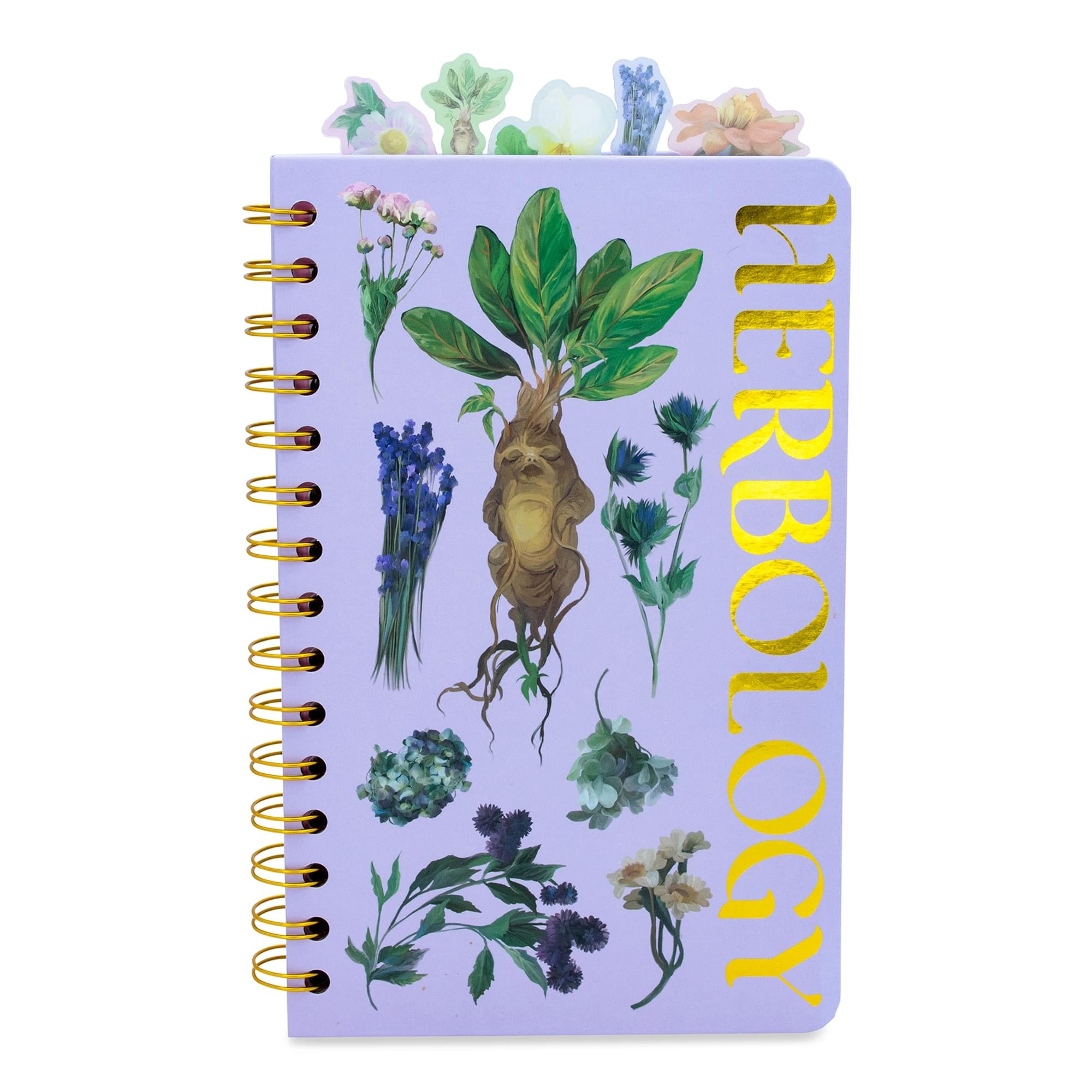 Harry Potter Hogwarts Herbology 75-Page Spiral Notebook  8 X 5 Inches