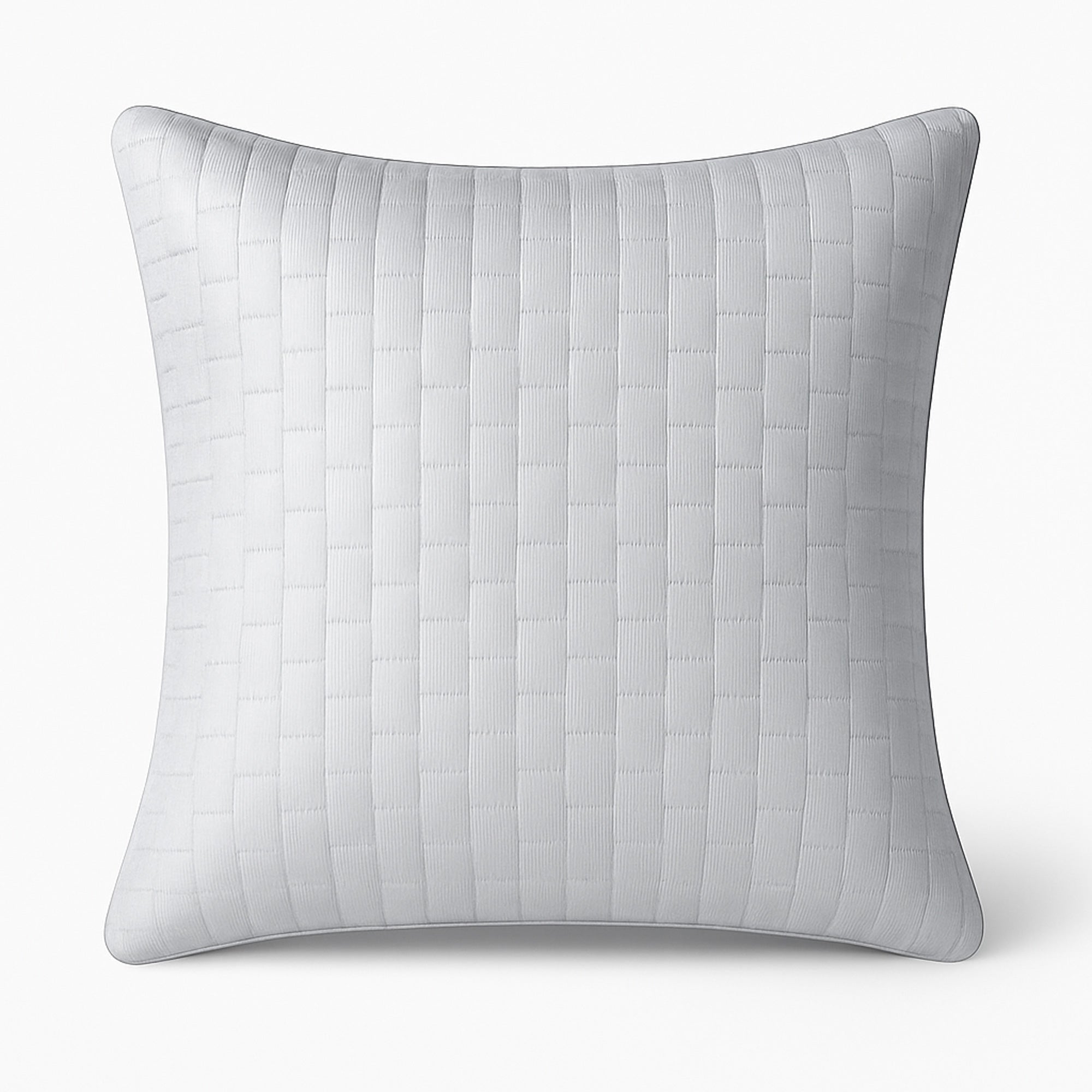Bamboo Quilted Sham - 100% Viscose from Bamboo - 1pc - Euro - Stone