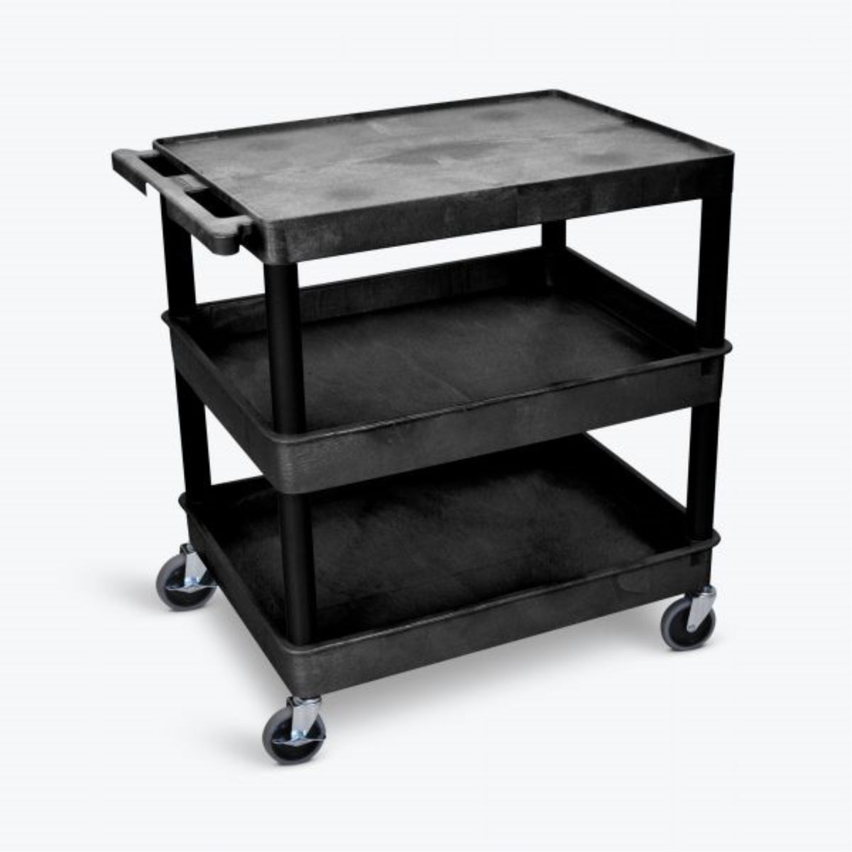 Ergode Tc211B  Large Flat Top And Tub Middle And Bottom Shelf Cart