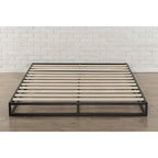 Twin 6-inch Low Profile Platform Bed Frame with Modern Wood Slats Mattress Support System
