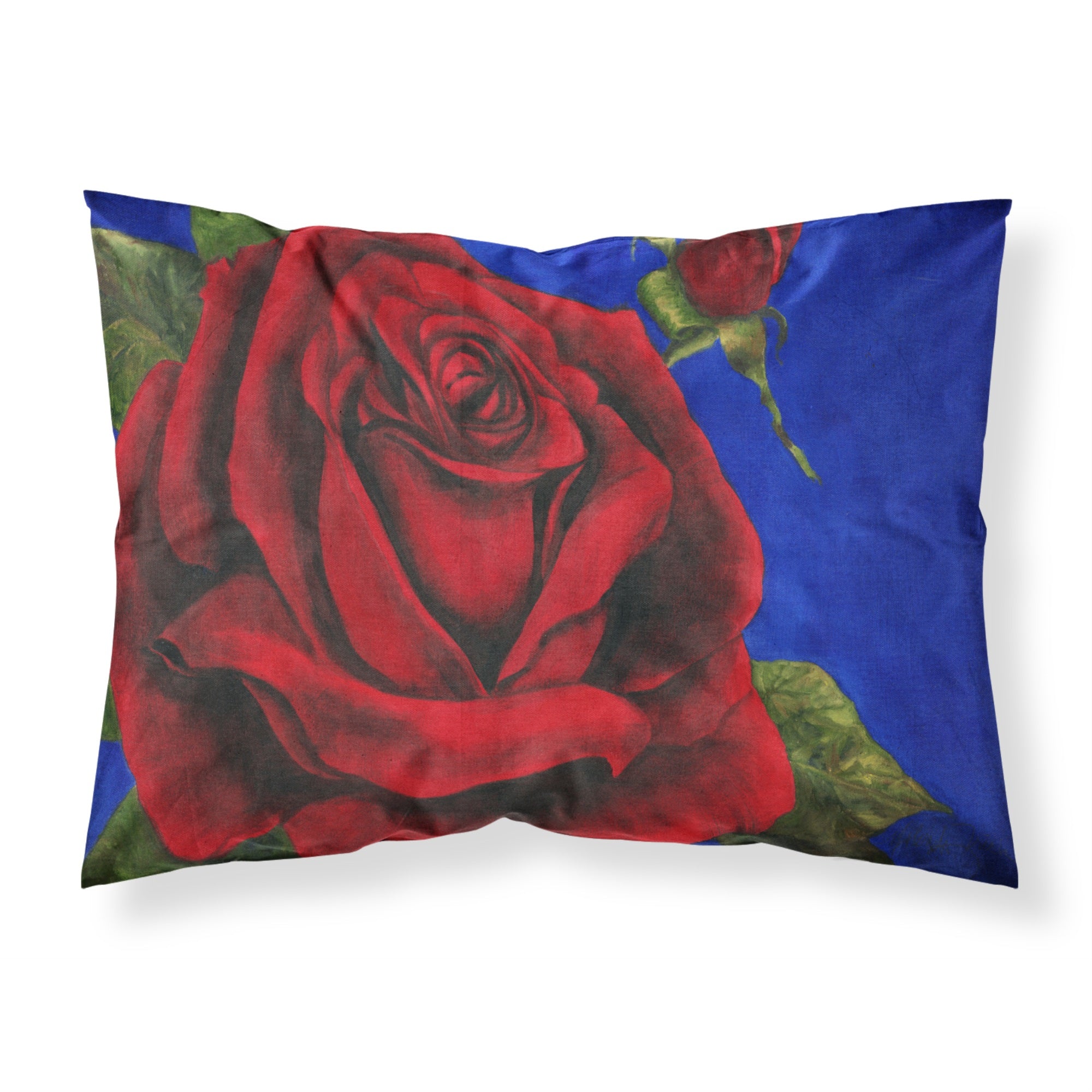 'Caroline'S Treasures Rose By Malenda Trick Fabric Standard Pillowcase Tmtr0226Pillowcase, Multicolor'