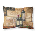 'Caroline'S Treasures Wine Gran Vin By Malenda Trick Fabric Standard Pillowcase Tmtr0254Pillowcase, Multicolor'