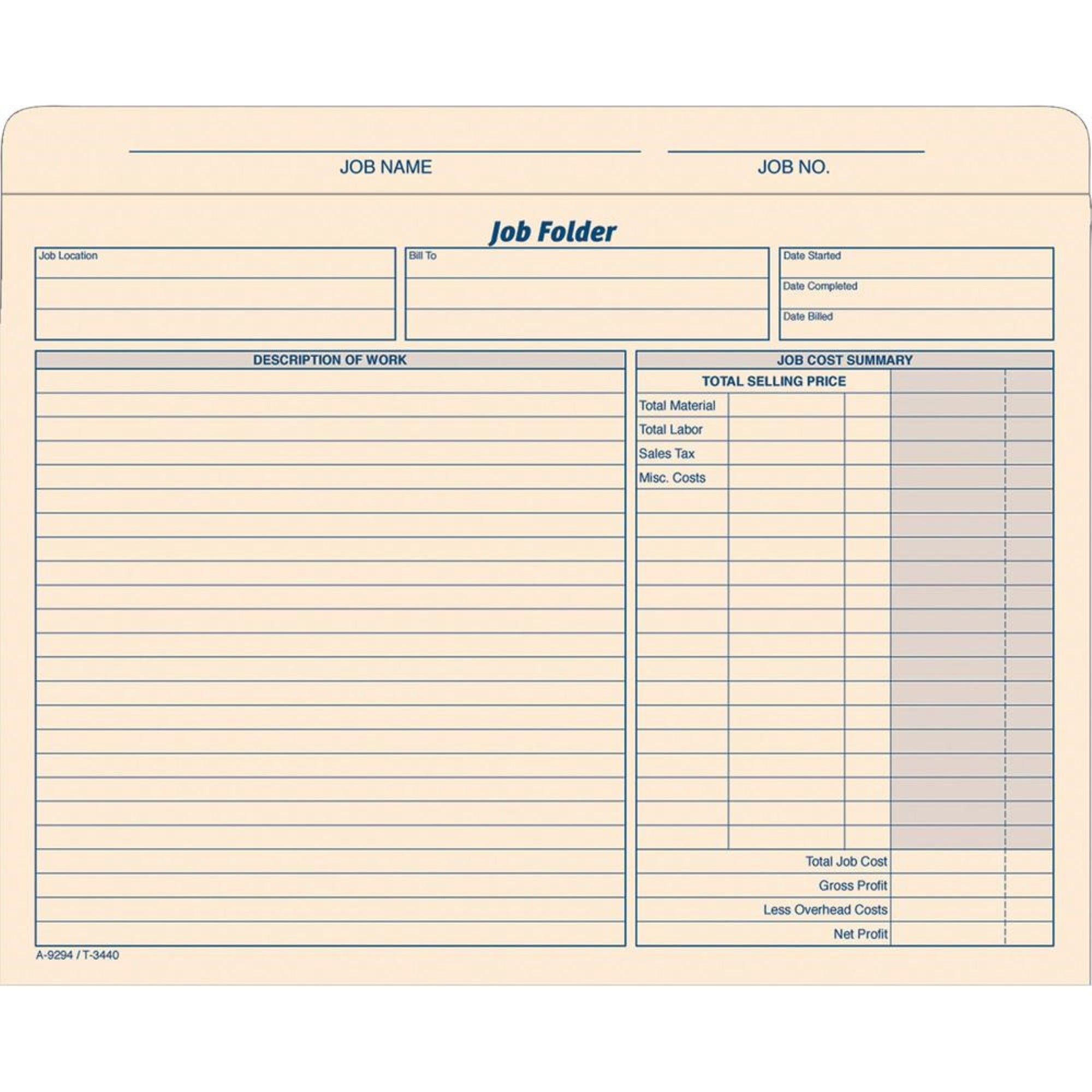 Tops Letter File Jacket - 8 1/2 X 11 - Manila - 20 / Pack