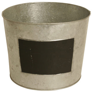 Robert Allen 212008 12 In. Galvanized Round Planter
