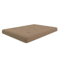 Full size 6-inch Thick Innerspring Futon Mattress in Tan