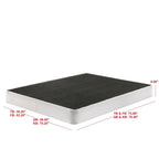 Twin size 8-inch Metal Frame Box-Spring Mattress Foundation with Cover