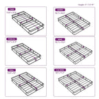 Twin size 5-inch Low Profile Metal Box Spring Mattress Foundation with Cover