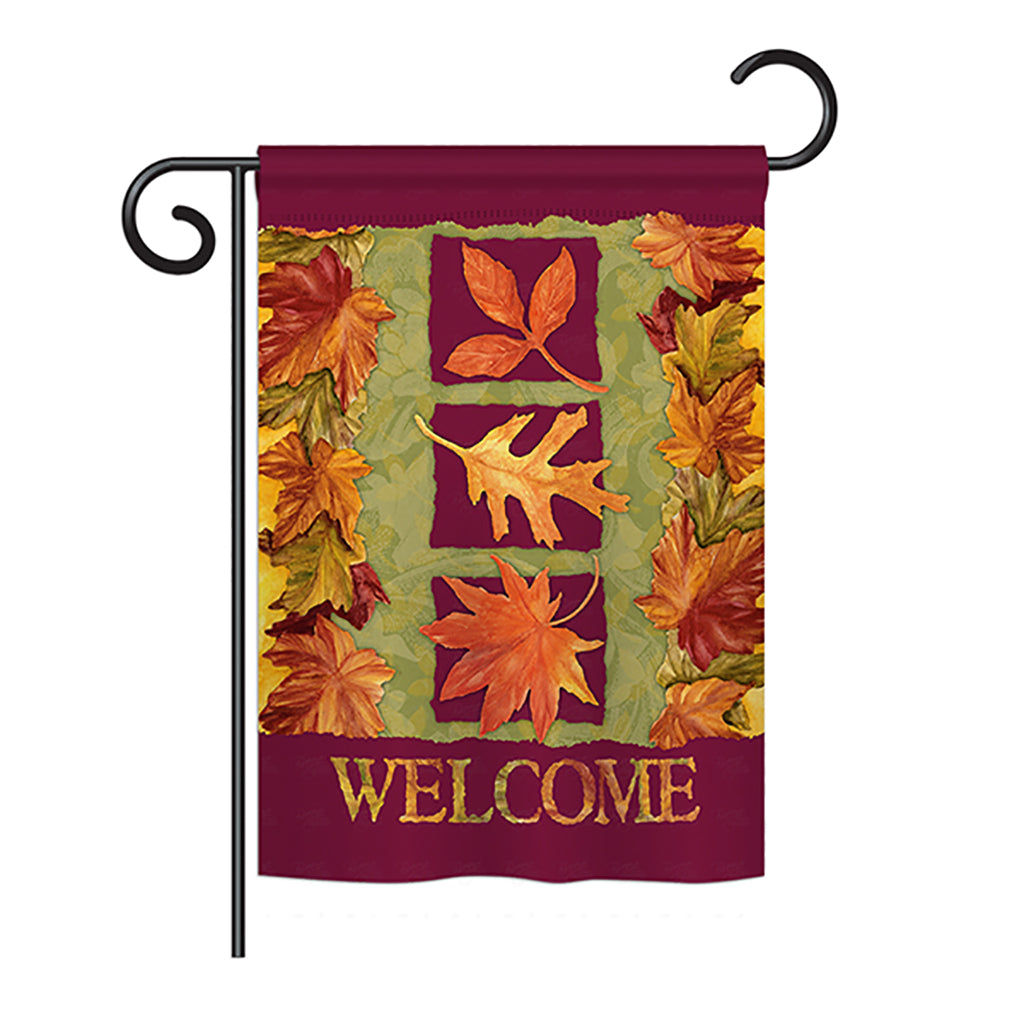 Breeze Decor Bd-Ha-G-113061-Ip-Bo-Ds02-Us 3 Fall Leaves Fall - Seasonal Harvest & Autumn Impressions Decorative Vertical Garden