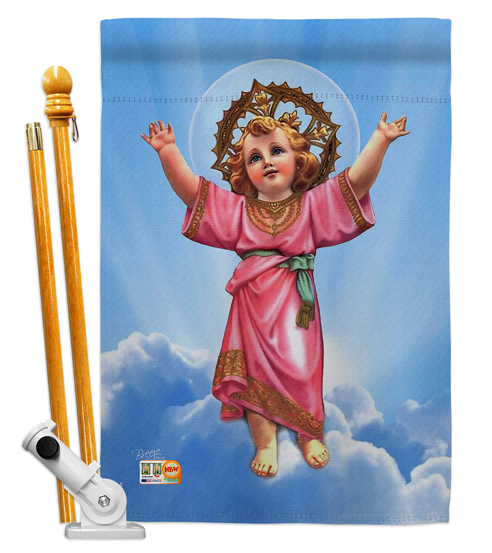 Breeze Decor Bd-Fr-Hs-103052-Ip-Bo-D-Us15-Bd 28 X 40 In. Divine Baby Jesus Inspirational Faith & Religious Impressions Decorativ