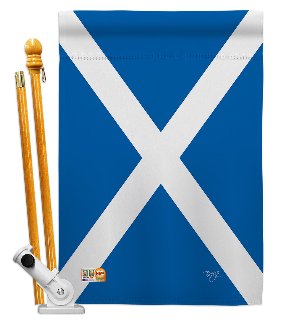 Breeze Decor Bd-Cy-Hs-108076-Ip-Bo-D-Us13-Bd 28 X 40 In. St. Andrews Cross Flags Of The World Nationality Impressions Decorative