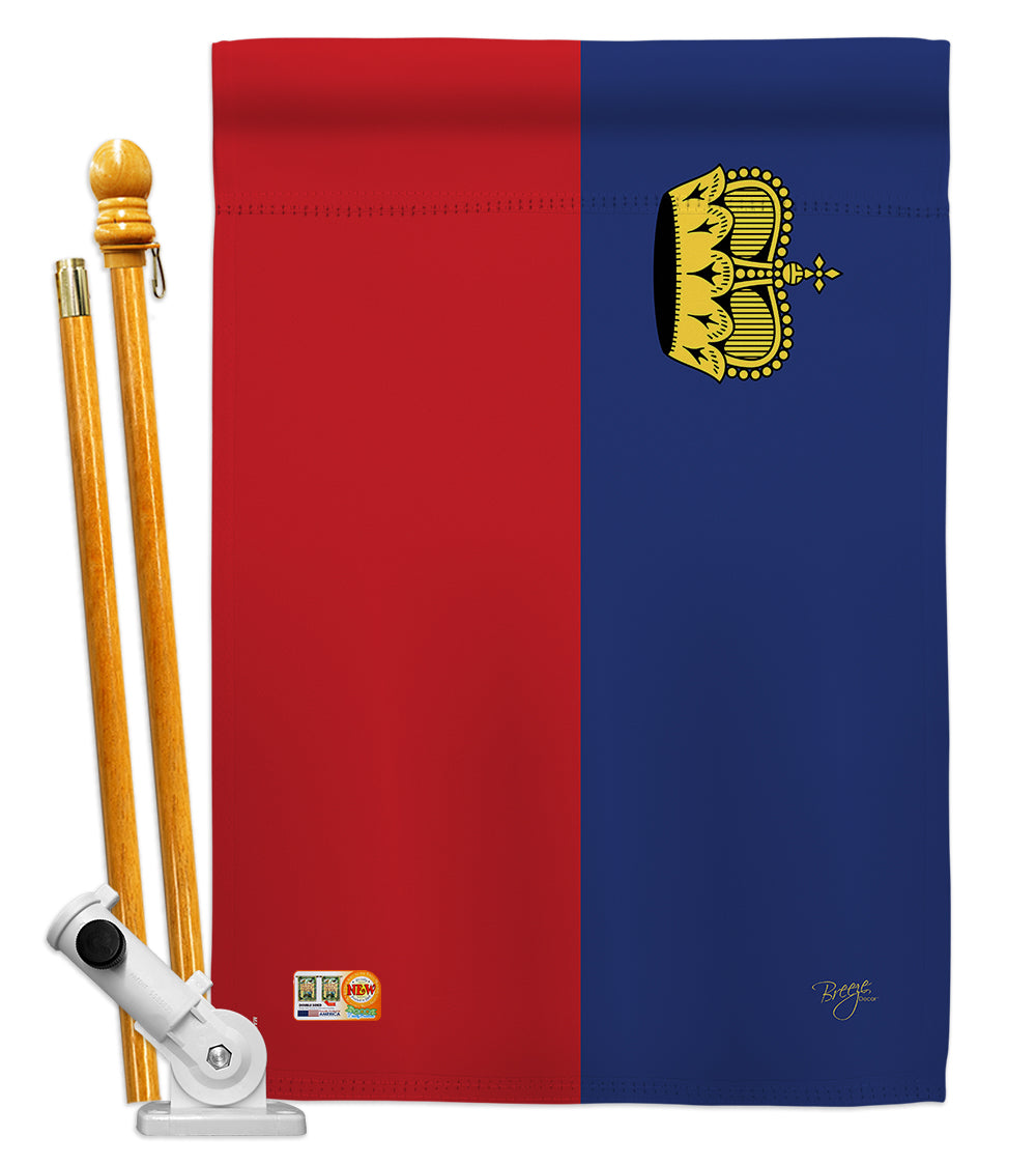 Breeze Decor Bd-Cy-Hs-108321-Ip-Bo-D-Us15-Bd 28 X 40 In. Liechtenstein Flags Of The World Nationality Impressions Decorative Ver