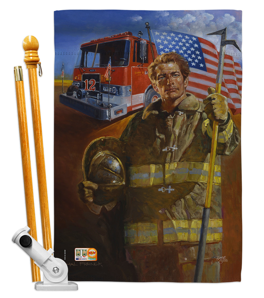 Breeze Decor Bd-Pa-Hs-111076-Ip-Bo-D-Us16-Al 28 X 40 In. Homeguard Americana Patriotic Impressions Decorative Vertical Double Si