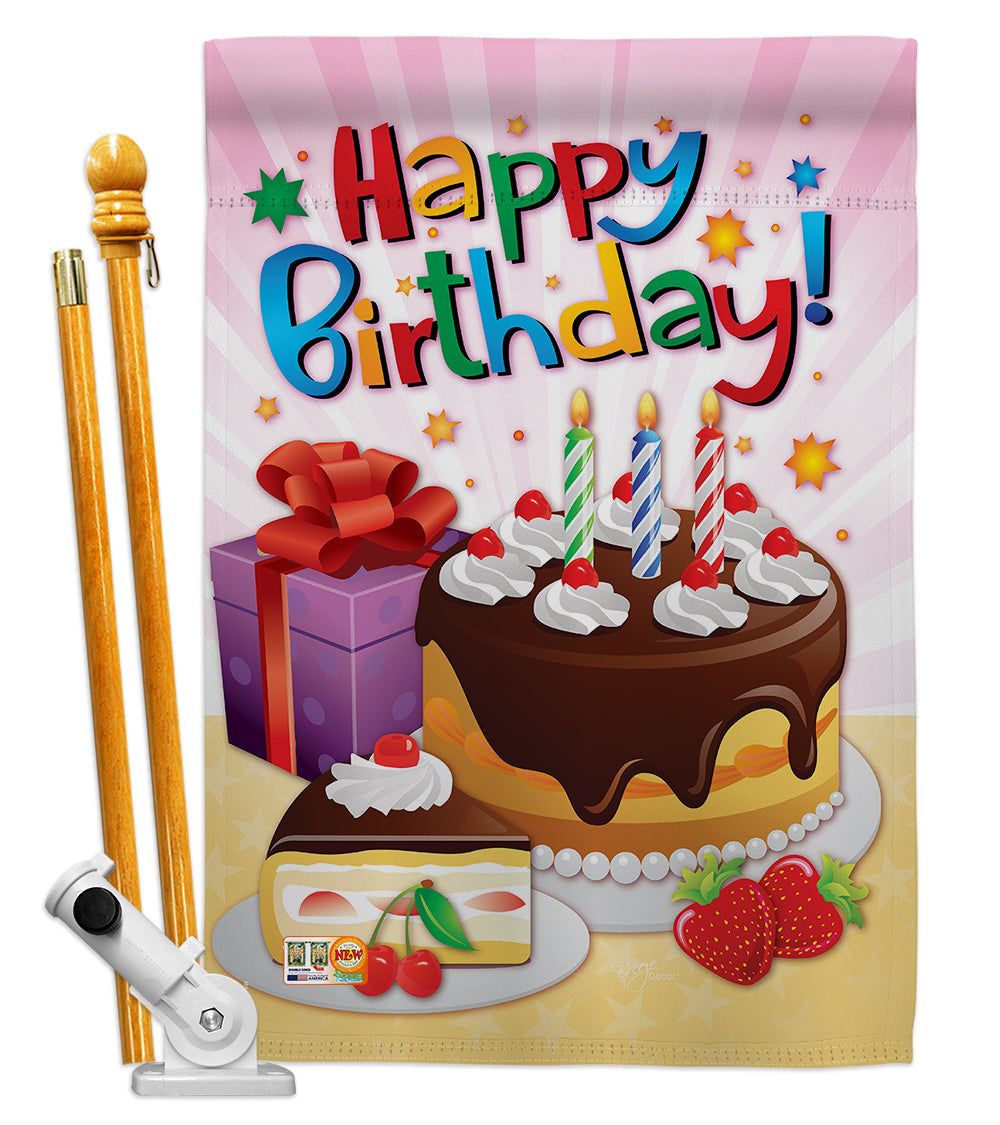 Breeze Decor Bd-Pc-Hs-115073-Ip-Bo-D-Im11-Bd 28 X 40 In. Happy Birthday Special Occasion Party & Celebration Impressions Decorat