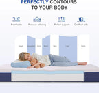 Twin Size 6-inch Gel Infused Medium Firm Memory Foam Mattress