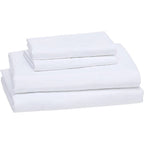 Twin 3-Piece Egyptian 100-Percent Cotton 1000 Thread Count Sheet Set - White