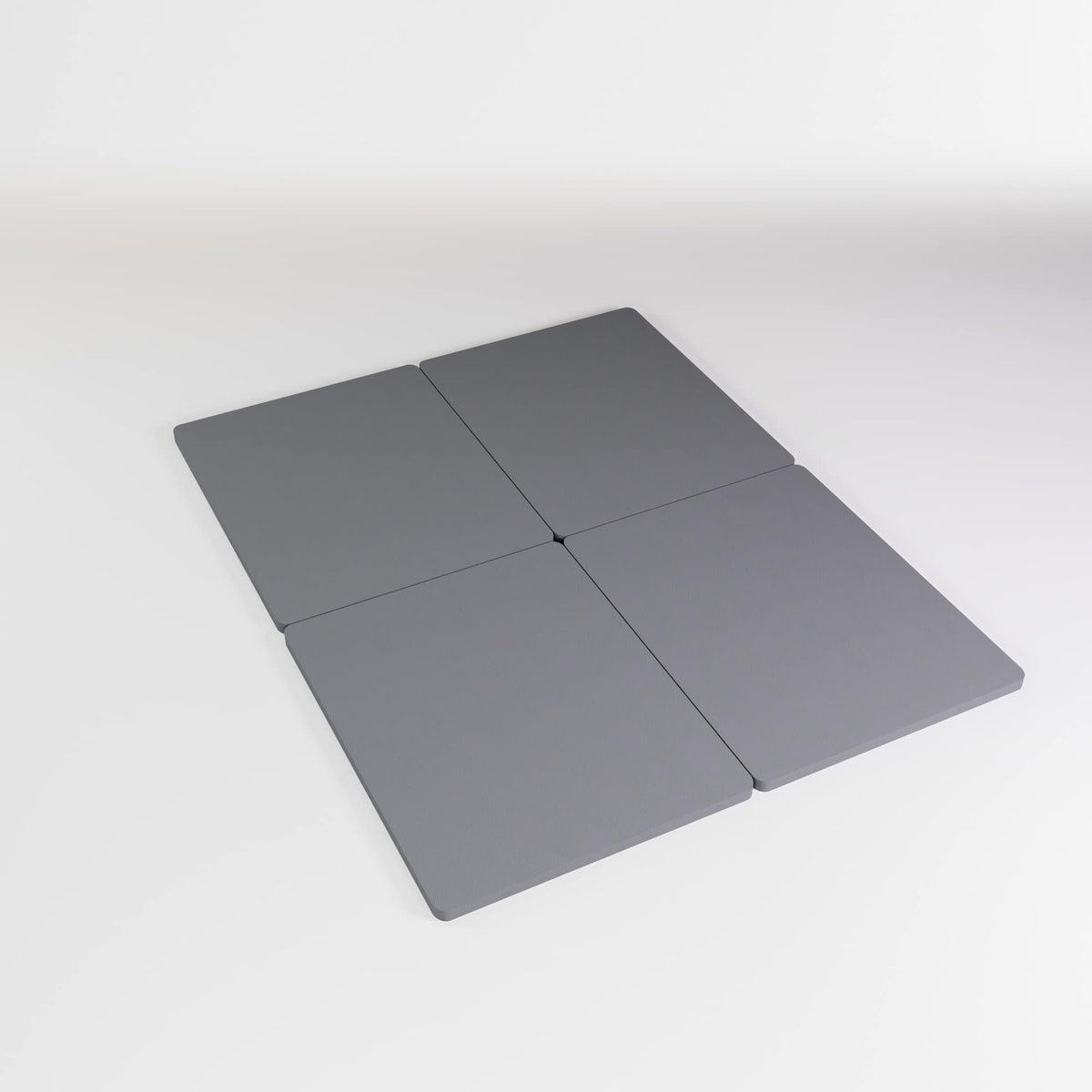 Treaton 1.5-Inch Split Bunkie Board for Mattress Bed Support – Queen Fold, Grey
