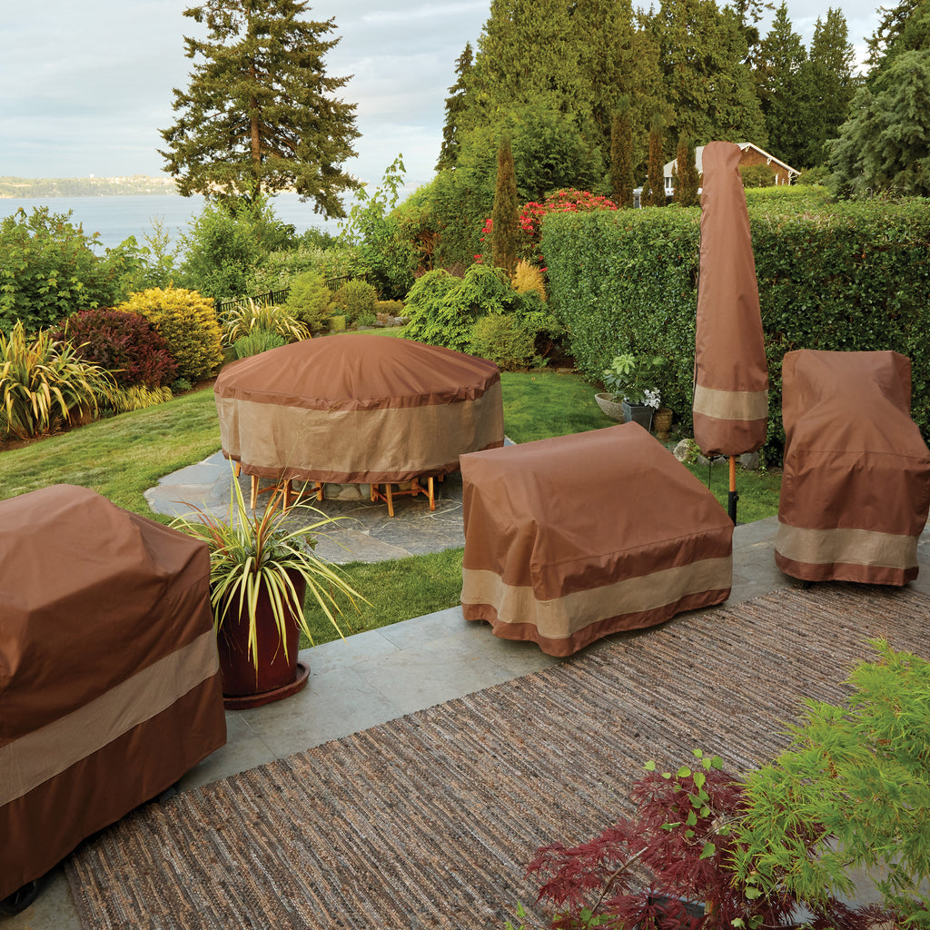 Duck Covers Ultimate Waterproof 72 Inch Rectangular Patio Table Cover, Outdoor Table Cover