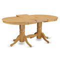 VANC5OAKW 5 PC Dining set Table with Leaf and 4 Chairs for Dining