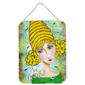 CarolineS Treasures Bee Grateful Girl With Beehive Wall Or Door Hanging Prints Vha3008Ds1216, 16 Inch  Inch  X 12 Inch  Inch , Multicolor