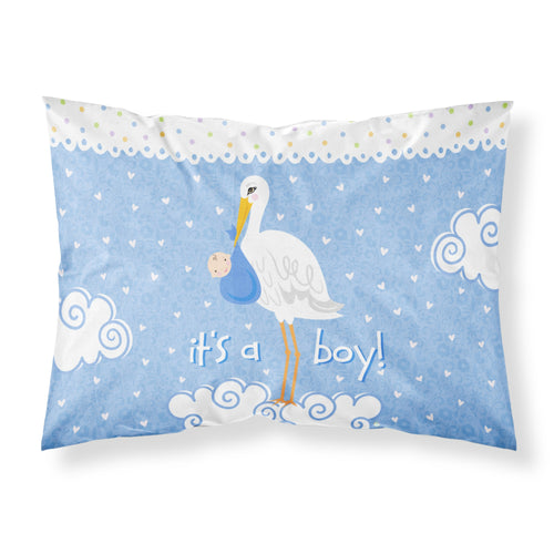 'Caroline'S Treasures ''It'S A Baby Boy Fabric Standard Pillowcase'' Printed, Polyester Envelope Closure Pillowcase, Standa