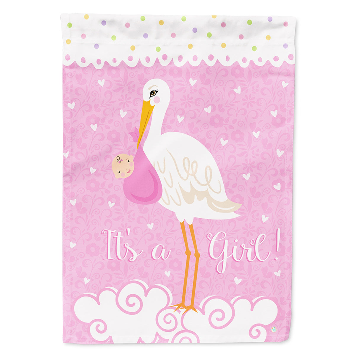 'Caroline'S Treasures Vha3013Gf It'S A Baby Girl Flag Garden, Small, Multicolor'